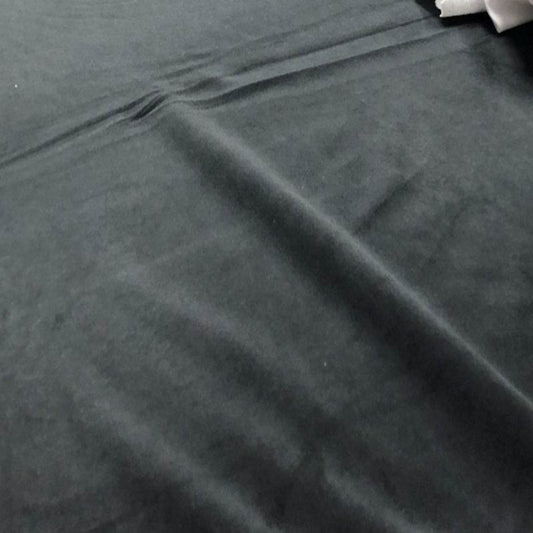 Black Soft Velvet Fabric - Fabrics Star