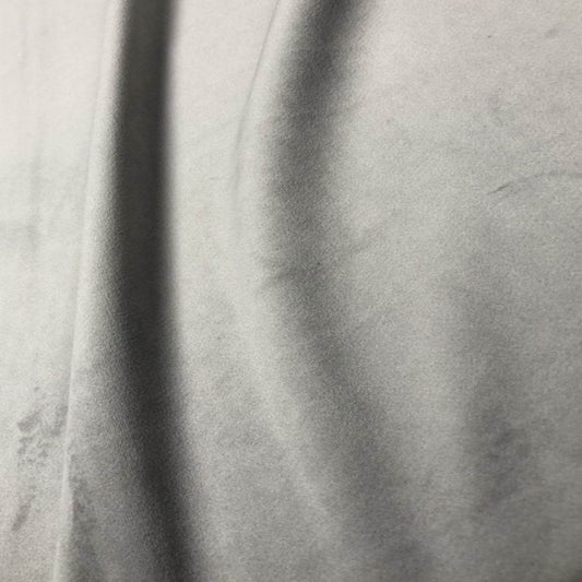 Silver Soft Velvet Fabric - Fabrics Star