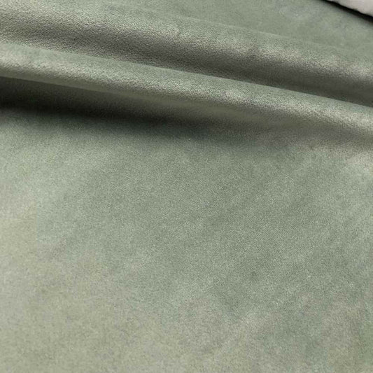 Soft Green Soft Velvet Fabric - Fabrics Star
