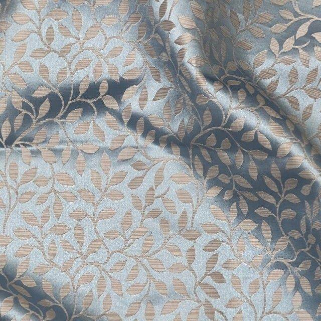 baby-blue ON THE VINE Jacquard Fabric - Fabrics Star