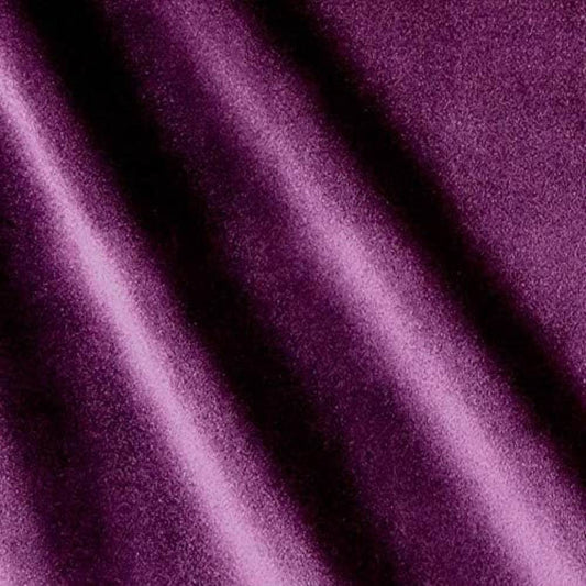 Plum Shiny Velvet Fabric - Fabrics Star