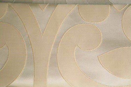 ivory RHONDA Jacquard Fabric - Fabrics Star
