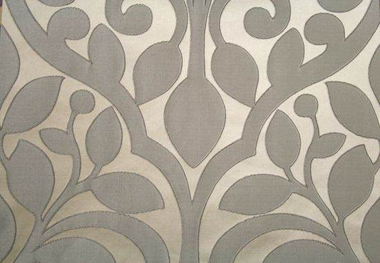silver-1 RHONDA Jacquard Fabric - Fabrics Star