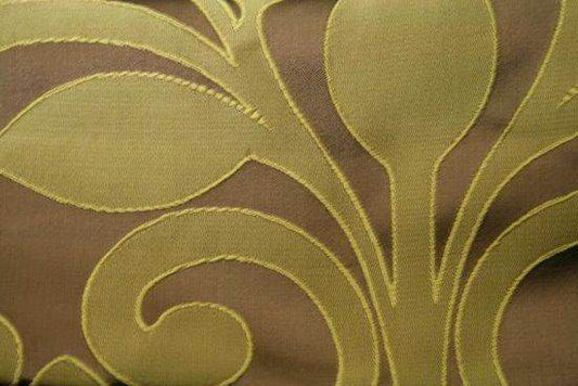 avocado RHONDA Jacquard Fabric - Fabrics Star