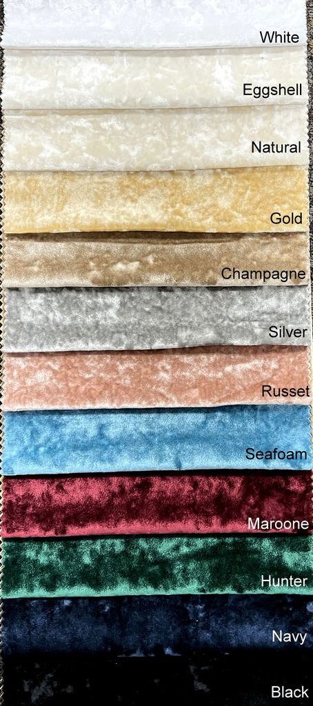 Riverdale Crushed Velvet Fabric Cut by the Yard