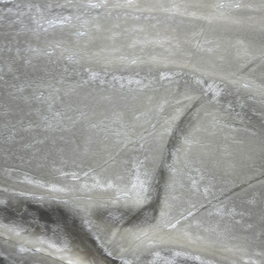 Eggshell Riverdale Crushed Velvet Fabric - Fabrics Star