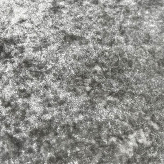 Silver Riverdale Crushed Velvet Fabric - Fabrics Star