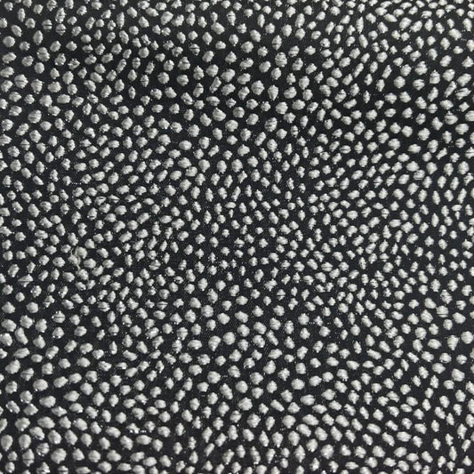 Black Sparkle Metallic Jacquard Fabric - Fabrics Star