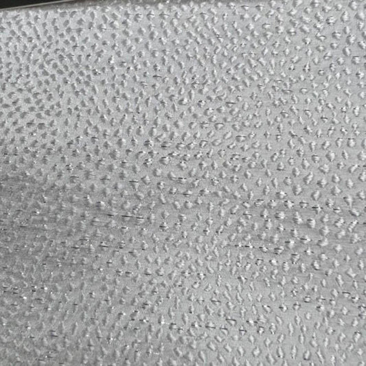 White Sparkle Metallic Jacquard Fabric - Fabrics Star