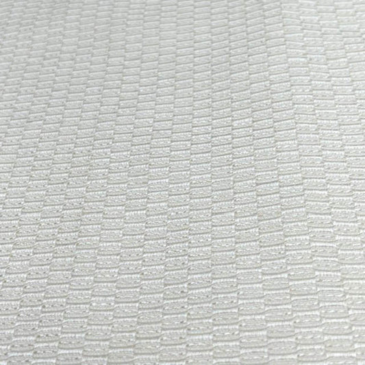 White Sprite Jacquard Fabric - Fabrics Star