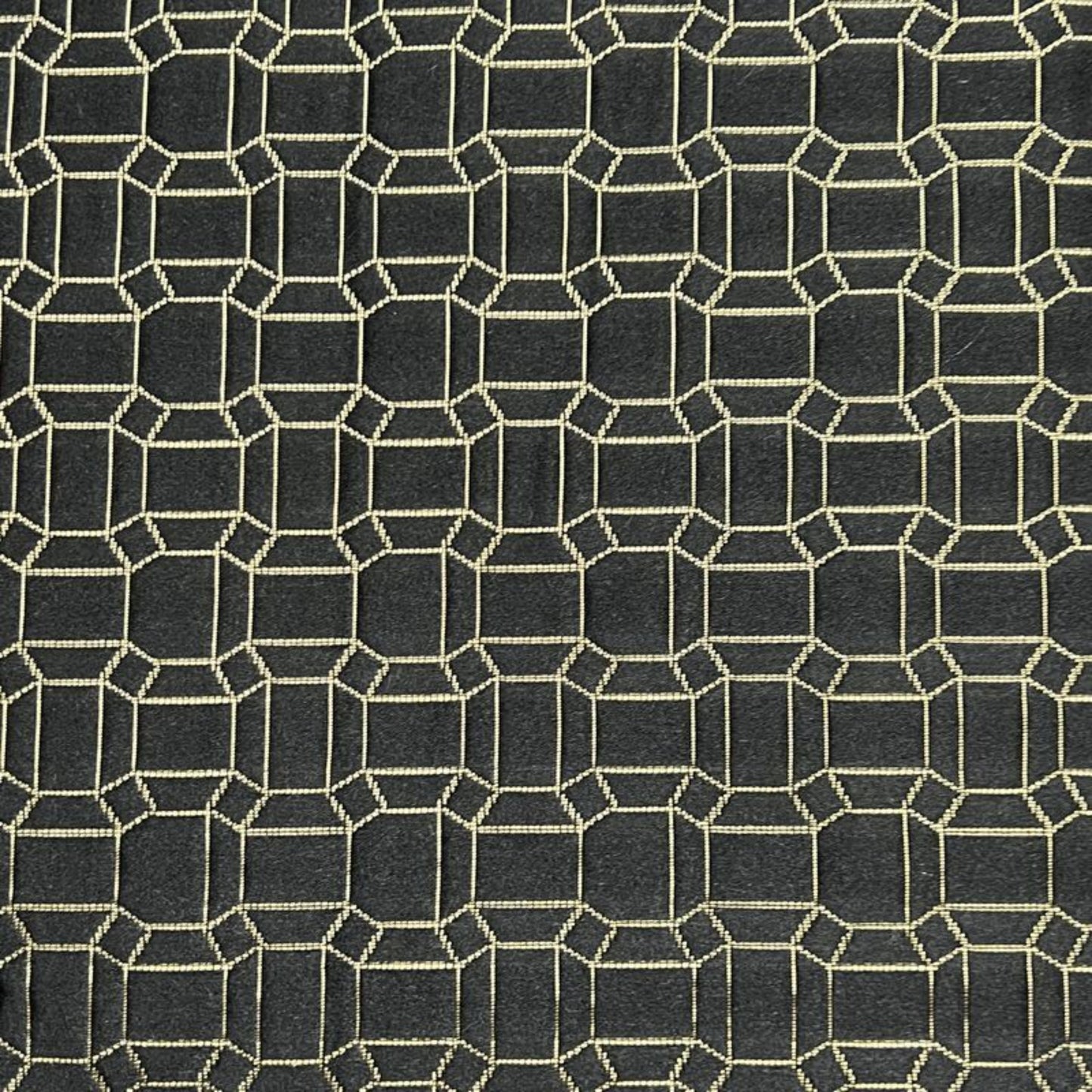 Square Jacquard, Quilted Look Fabric, 115 Inch. in Width, | Home Decor