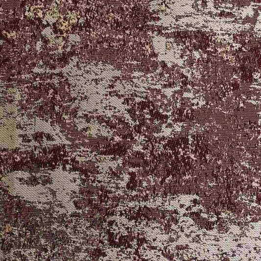 Burgundy Stardust Metallic Jacquard Fabric - Fabrics Star