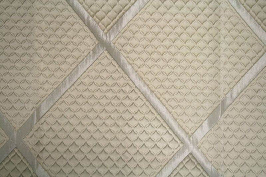 ivory TIMES SQUARE Jacquard Fabric - Fabrics Star