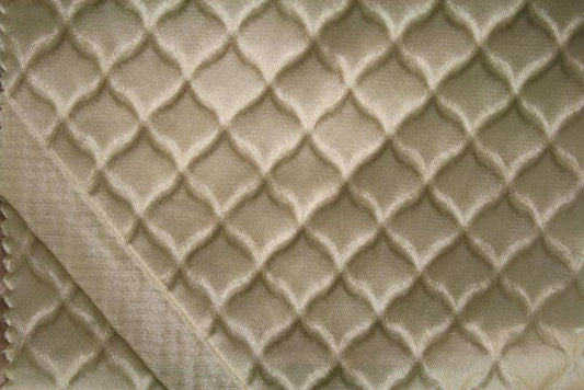 mocha TIMES SQUARE Jacquard Fabric - Fabrics Star