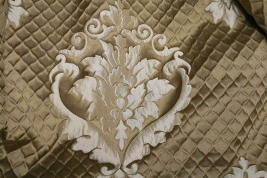 taupe TIMES Jacquard Fabric - Fabrics Star