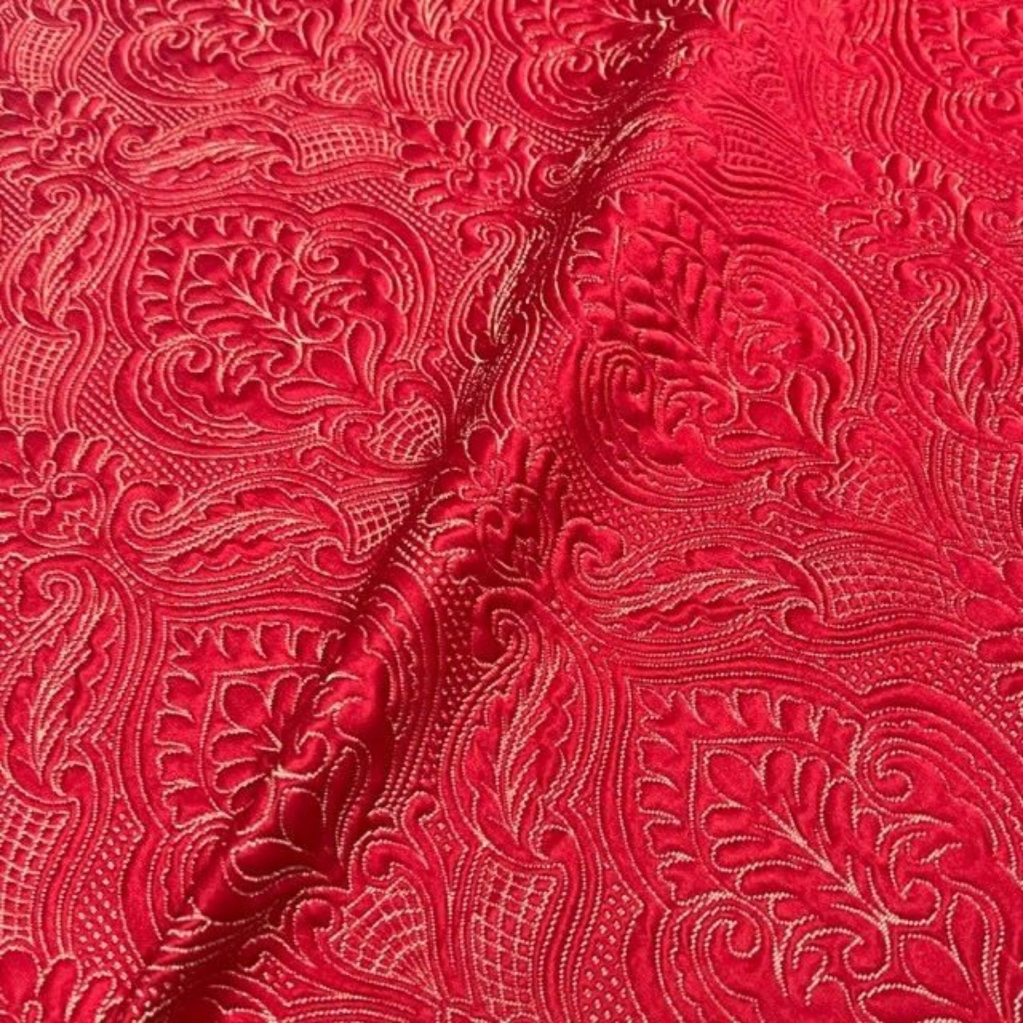 Treasure Jacquard, Quilted Look Fabric, 115 Inch. in Width, | Home Decor