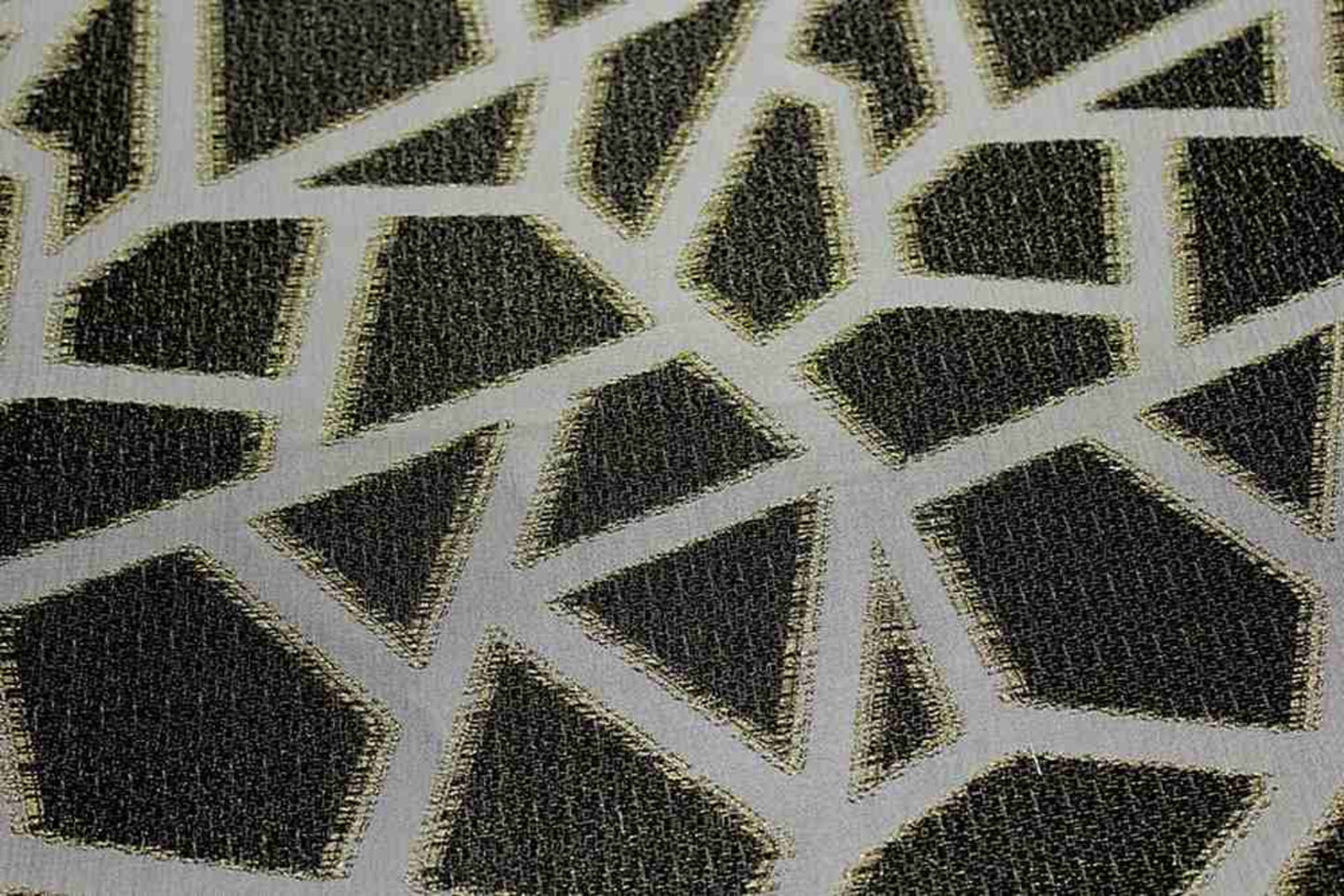 Triangle Metallic Jacquard Fabric, 58 Inch. in Width, | Home Decor