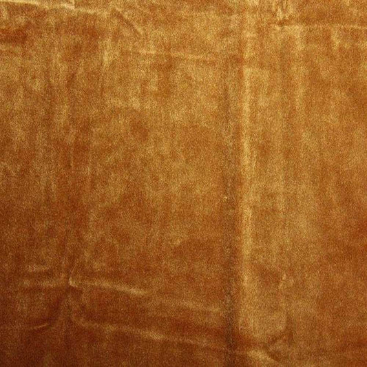 Copper Shiny Velvet Fabric - Fabrics Star