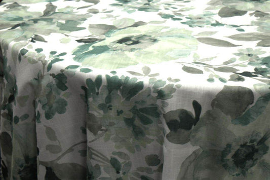 green GRACEFUL Digital print Fabric - Fabrics Star
